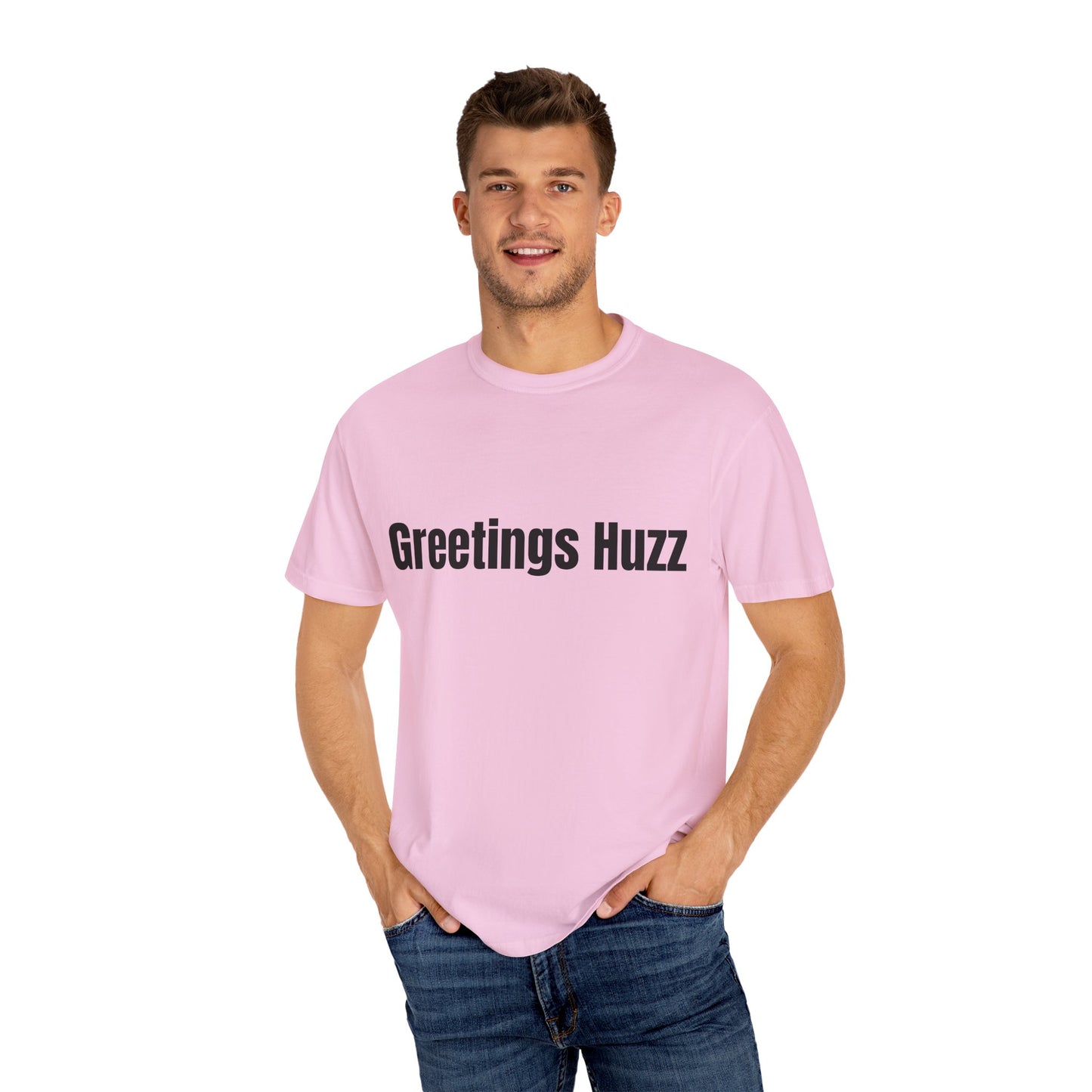 Greetings Huzz T Shirt (Variant Colors)