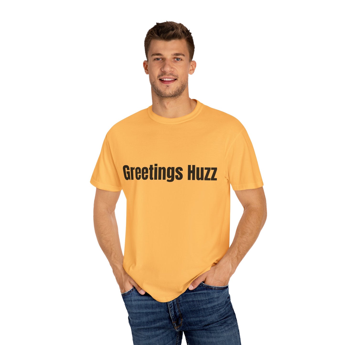 Greetings Huzz T Shirt (Variant Colors)