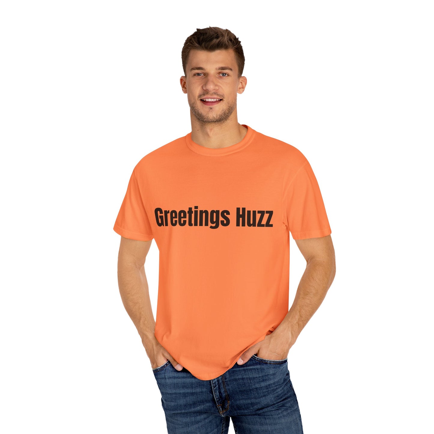 Greetings Huzz T Shirt (Variant Colors)